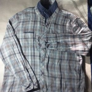 Reversable Mens Button Up No Tag SzLarge Preowned